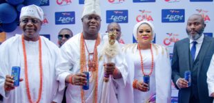 Ooni hails arrival of locally sourced Tingo Cola and Tingo Electric energy drink at Lagos launch