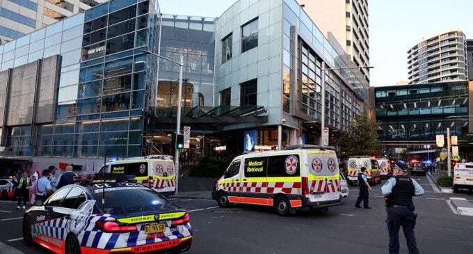 Man stabs six people to death at shopping mall in Australia
