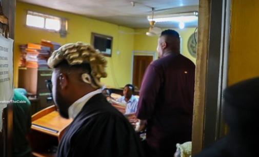 PHOTOS: Cubana Chief Priest arrives court for ‘naira abuse’ trial