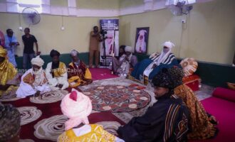 JUST IN: Like Sanusi, Bayero receives district heads in Nassarawa palace