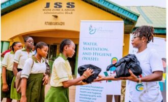 ‘To end period poverty’ — NGO distributes sanitary pads to 500 schoolgirls in Abuja