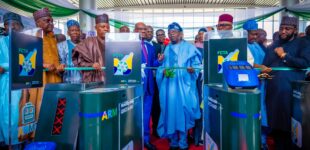 PHOTOS: Tinubu flags off commercial operations of Abuja light rail