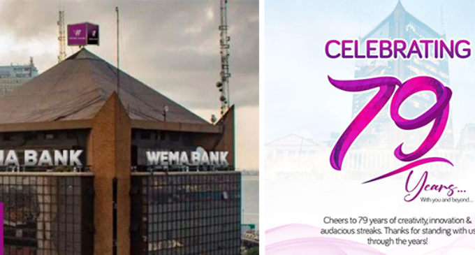 Wema Bank celebrates remarkable journey of 79 years