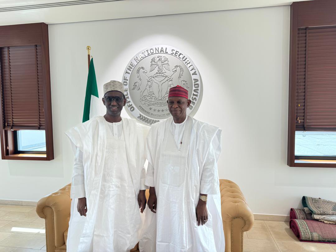 Governor Abba Yusuf meets NSA Nuhu Ribadu amid Kano emirship tussle