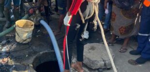 Rescue efforts ongoing as Lagos sewer worker gets trapped in underground drainage