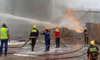 Fire guts Honeywell depot in Lagos