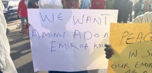 Protests rock Kano over dethronement of Bayero as Emir