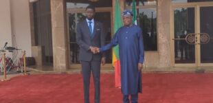 Tinubu receives Bassirou Faye, Senegalese president, at Aso Villa