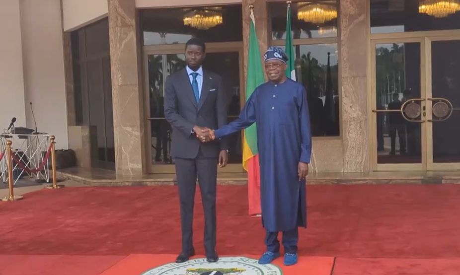 Tinubu receives Bassirou Faye, Senegalese president, at Aso Villa