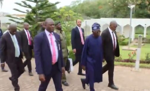 Presidency releases video of Tinubu’s resumption after foreign trip
