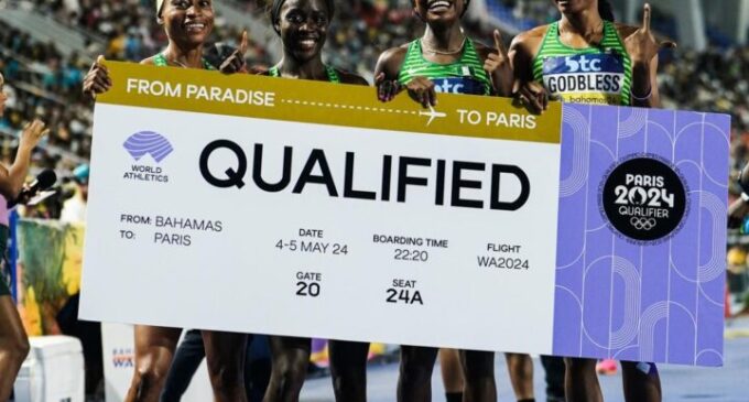 Nigeria’s 4x100m relay teams qualify for Olympic Games