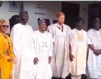 VIDEO: Kaduna governor gifts Prince Harry Hausa attire