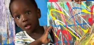 One-year-old Ghanaian Ace Liam becomes world’s youngest male artist