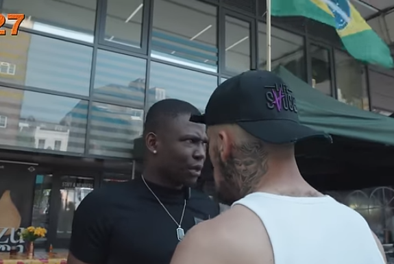 VIDEO: 'Don't film me' -- man confronts comedian Shank in UK