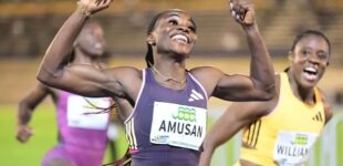 Amusan sets world leading record in 100m hurdles in Jamaica