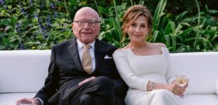 US media mogul Rupert Murdoch marries for fifth time at 93