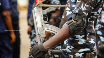 A Nigerian police officer