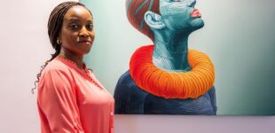 Olawunmi Banjo unveils artwork at British Airways’ renovated lounge in Lagos