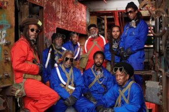 David Hinds and members of Steel Pulse