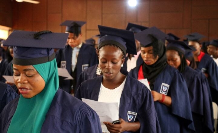 Matriculating students at Federal University Lokoja's Adankolo Campus on April 10, 2018 | File Photo