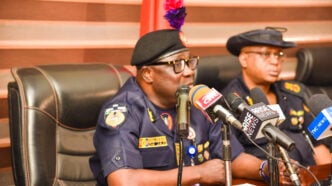 Abdulganiyu Jaji, the controller general of the Federal Fire Service