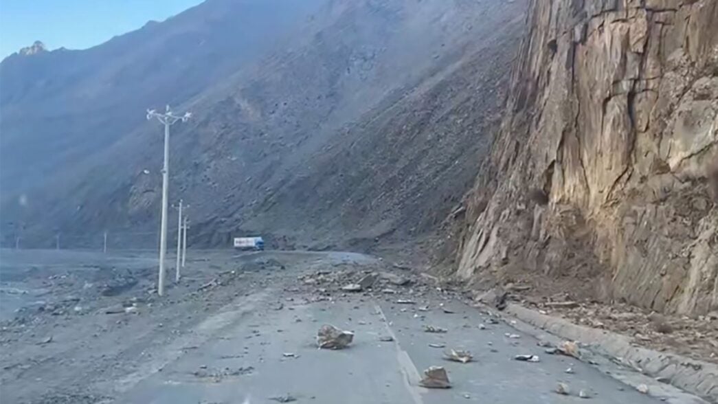 Earthquake in Tibet China