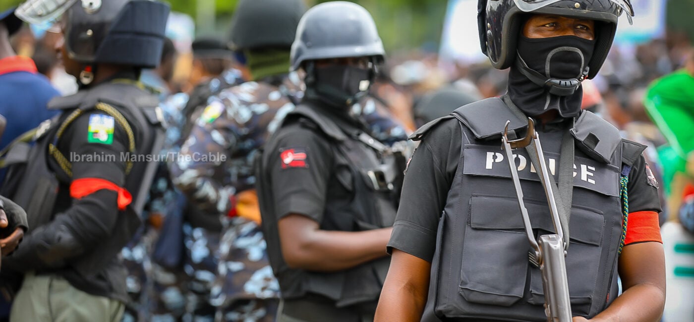 TheCable stock photo of Nigeria Police officers
