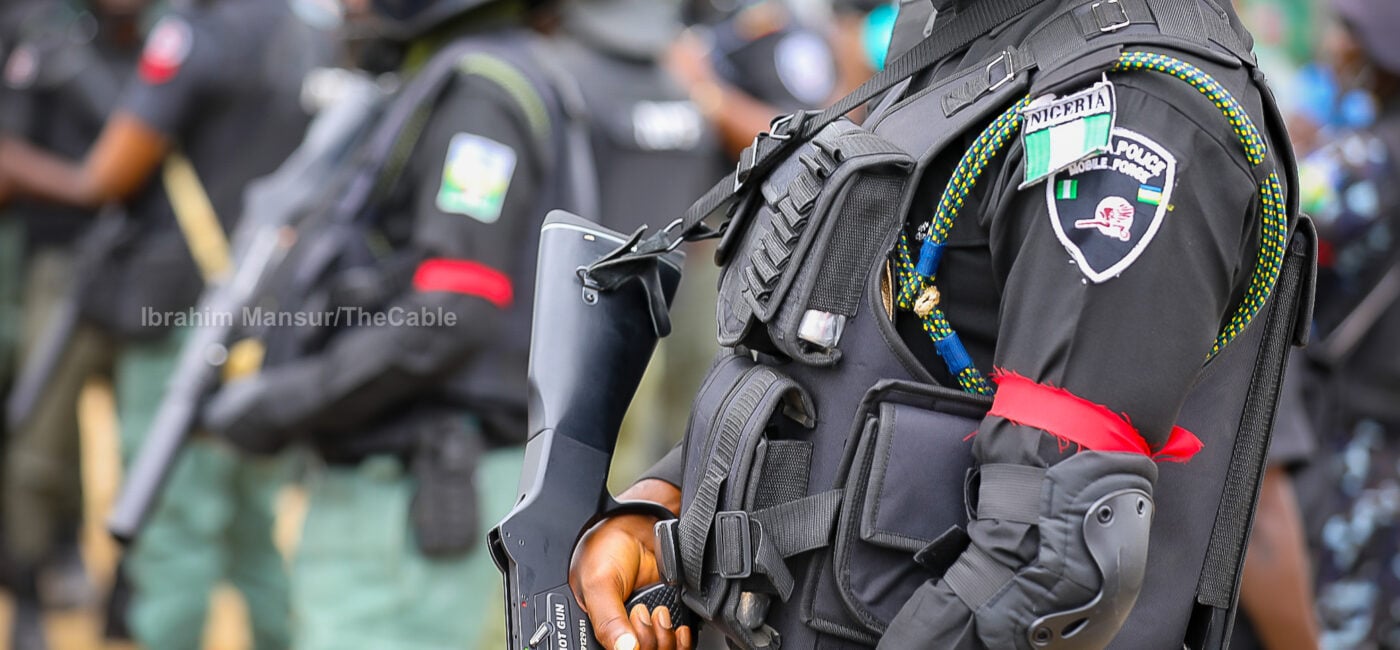 TheCable stock photo of Nigeria Police officers