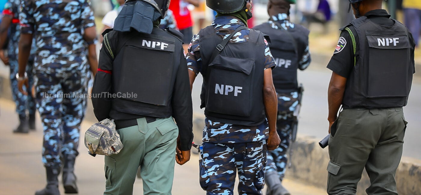 File photo of police officers