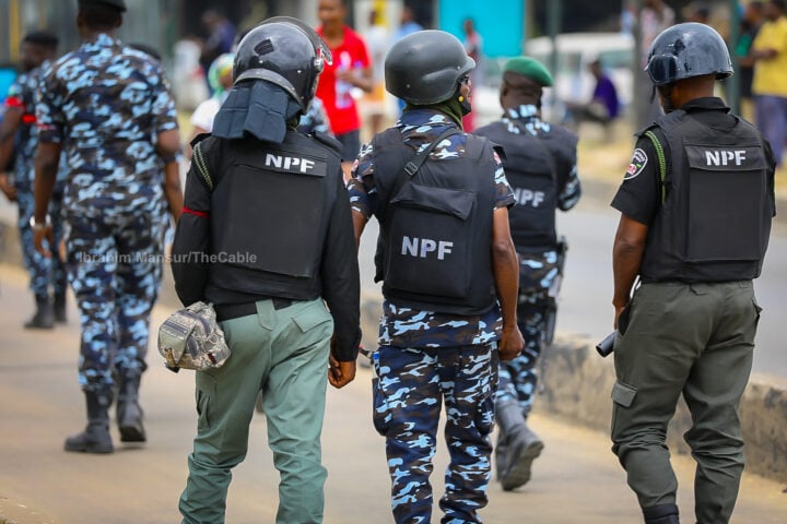 File photo of police officers