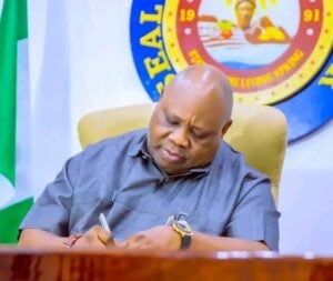 Ademola Adeleke, governor of Lagos state