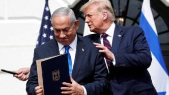 Israeli PM Benjamin Netanyahu (left) and Donald Trump | File photo: Sky News