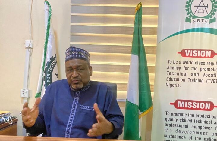 Idris Bugaje, NBTE secretary