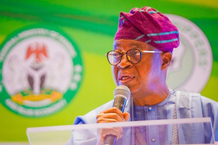 Gboyega Oyetola, minister of marine and blue economy