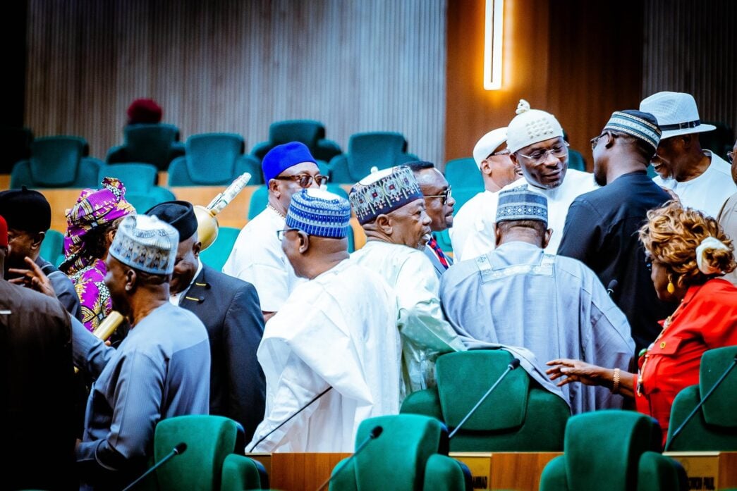 A file photo of the house of representatives