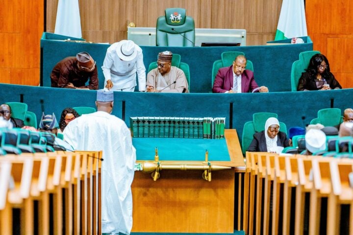 A file photo of the house of representatives