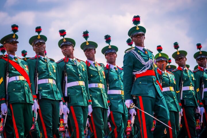 Nigerian Army parade