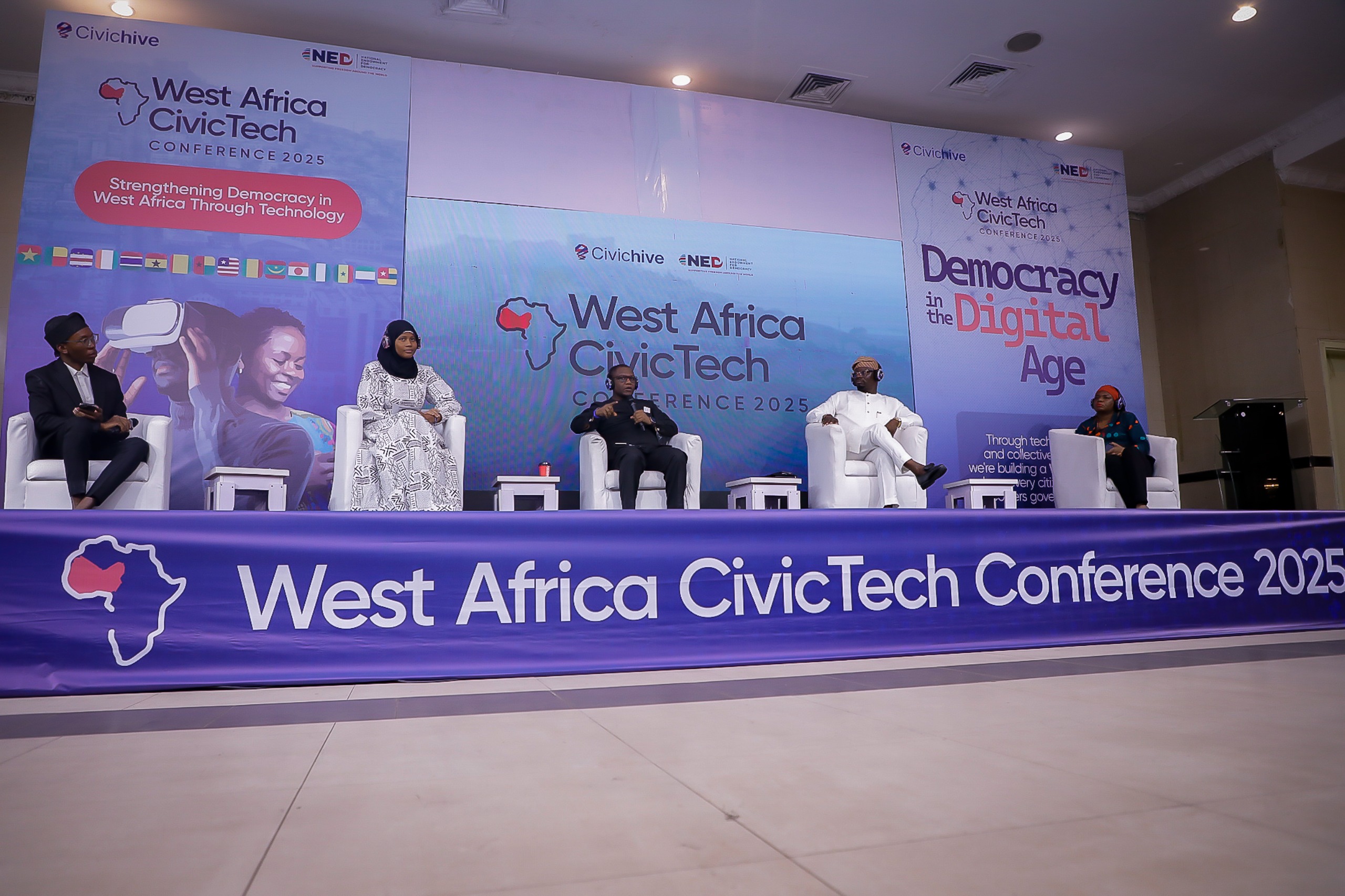 Participants at a conference on democracy organised Civic Hive