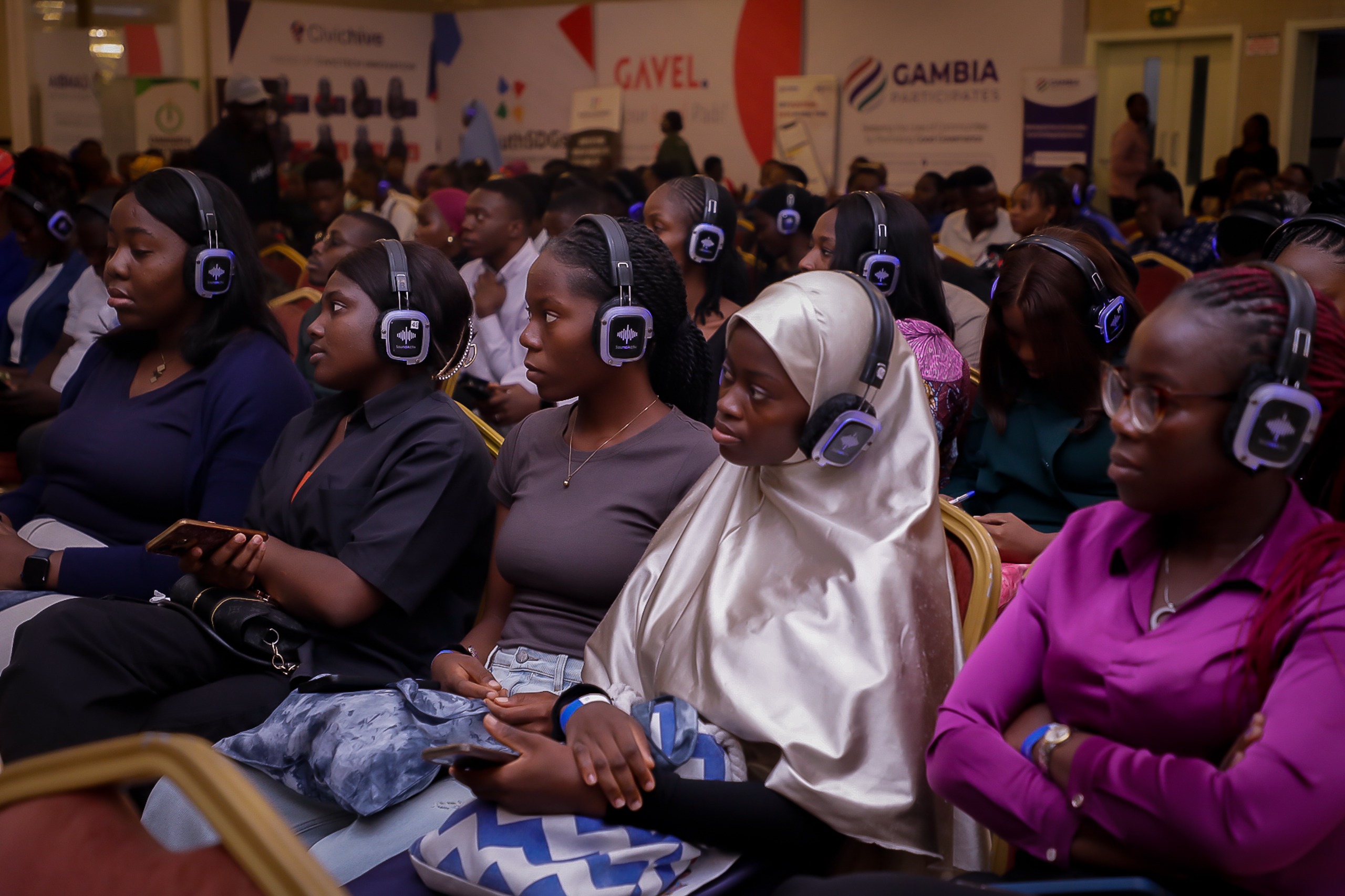 Participants at a conference on democracy organised Civic Hive