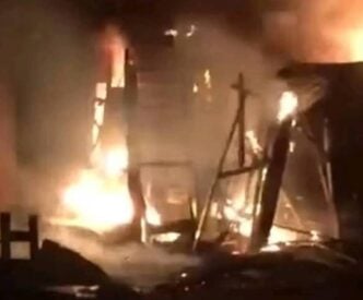 Fire in phone village in Ilorin