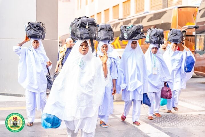File photo of hajj pilgrims from Nigeria