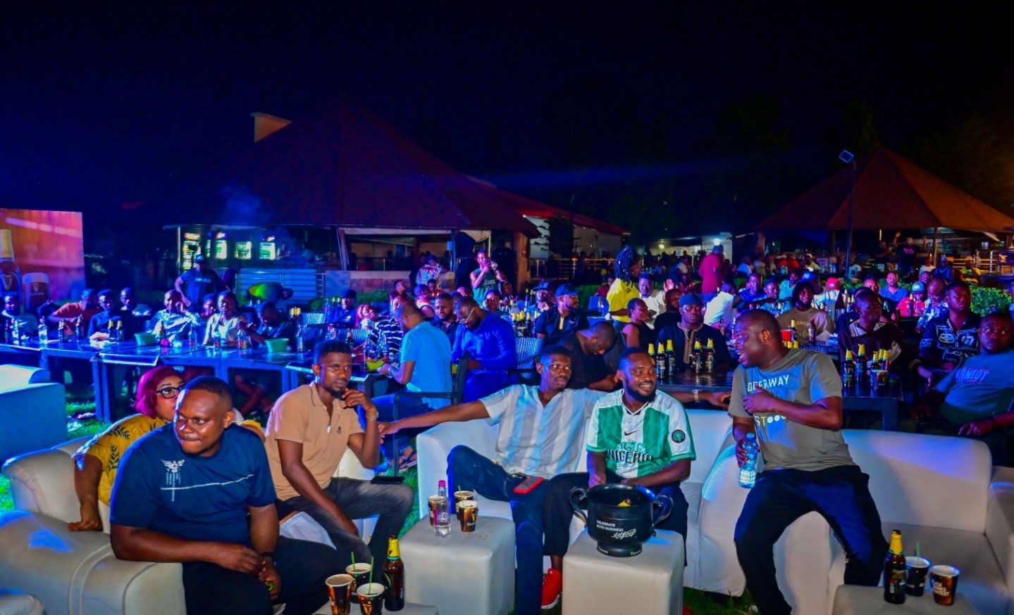 Audience view at Guinness matchday Enugu