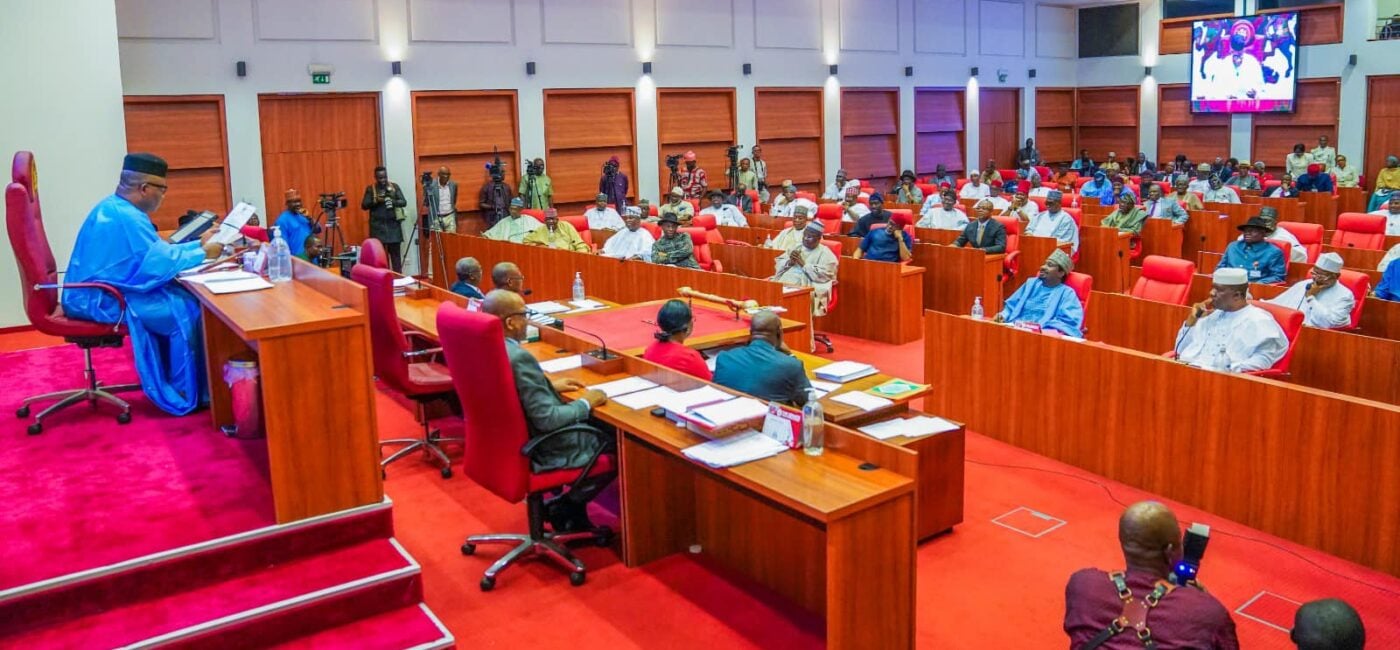 The Senate in session