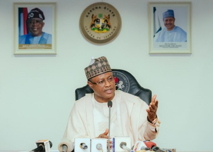 Una Sani, governor of Kaduna state