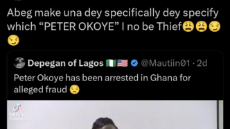 ‘I no be thief!’ — Peter Okoye reacts as Ghana police arrest namesake for ‘kidnapping’