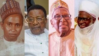 Asheik Jarma, Jim Nwobodo, Bamanga Tukur and Mohammed Awwal Ibrahim