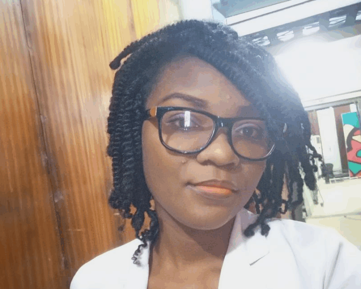 Mary Akinsola, media officer of the Super Falcons.