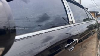 File photo of car with tinted glass