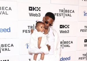 Wizkid shows off daughter at Tribeca Festival in New York