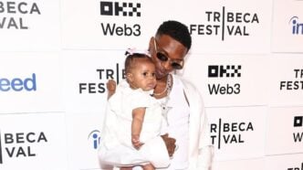 Wizkid shows off daughter at Tribeca Festival in New York
